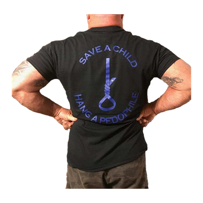 Picture of Child Abuse Awareness  T Shirt - Save A Child - Men's